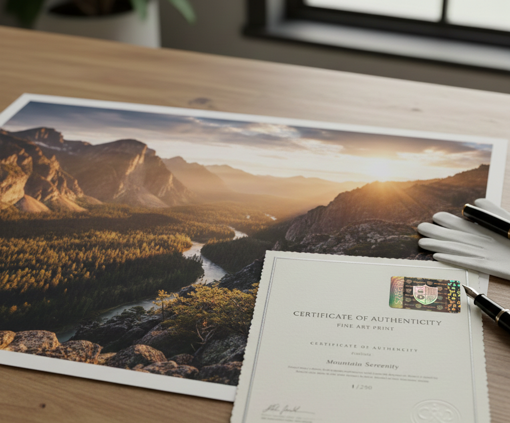 Echtheitszertifikate & Limited Editions: Mehr Wert und Sicherheit für Ihre Fotokunst