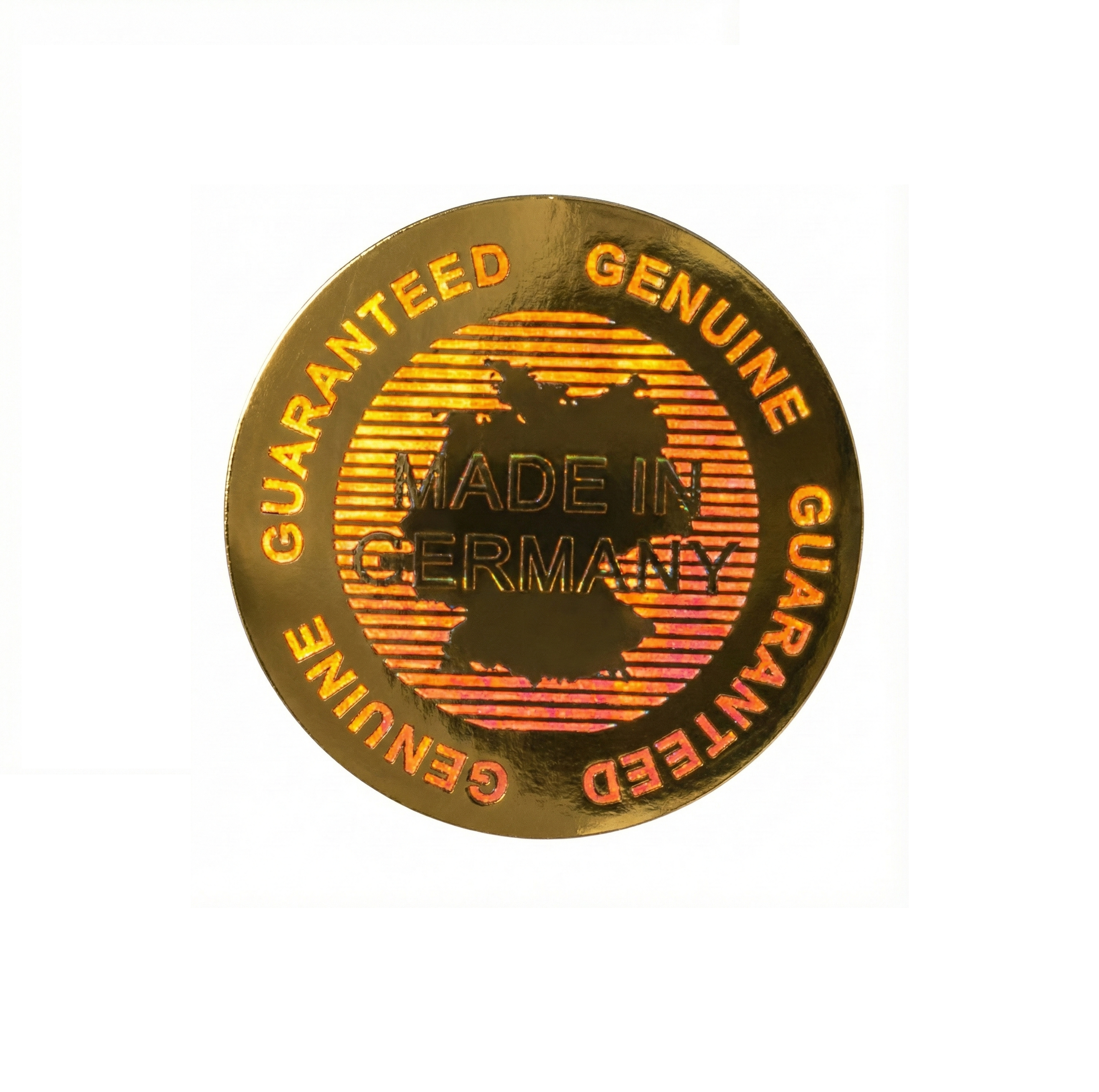 "Made in Germany" 3D Hologramm gold