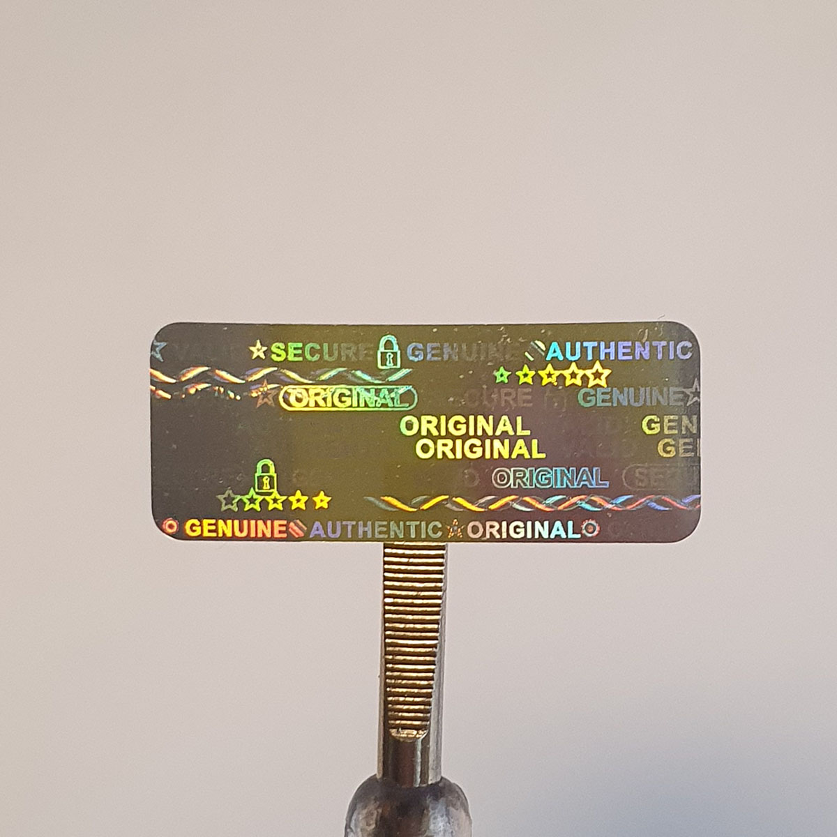 3D Hologramm Garantiesiegel Siegel Aufkleber Sticker 5 x 2 cm Warranty Seal 3D Hologramm Garantiesiegel Siegel Aufkleber Sticker 5 x 2 cm Warranty Seal