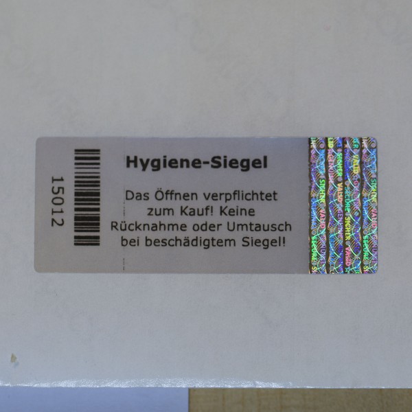 Hologramm Hygienesiegel 5 x 2 cm