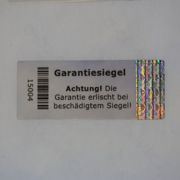 Hologramm Garatiesiegel 5 x 2 cm