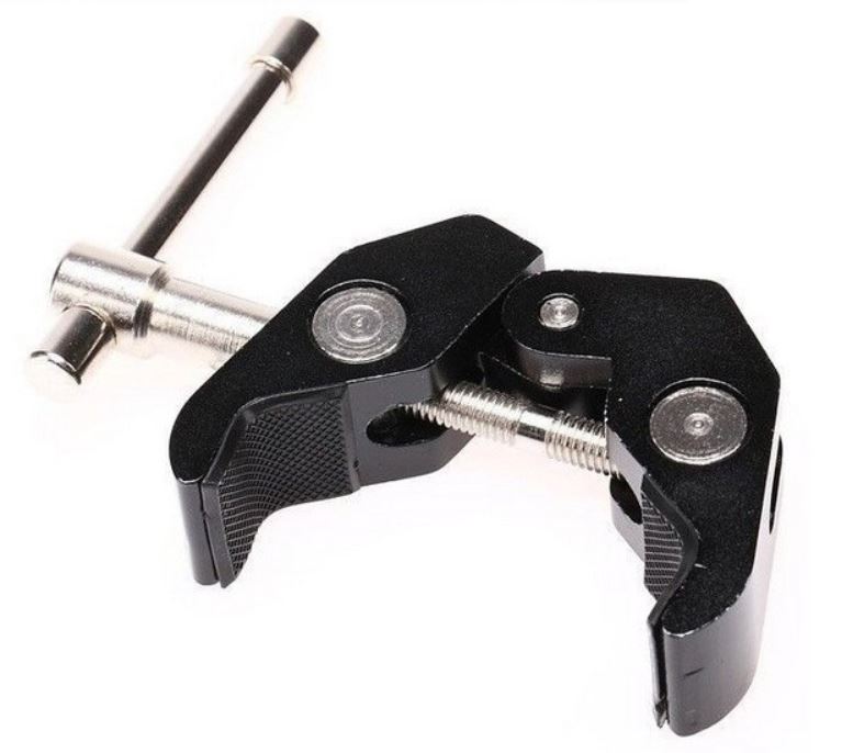 Manfrotto 196AC Universal-Klemme Für Gelenkarme - Perfekter Halt An Stangen & Rohren